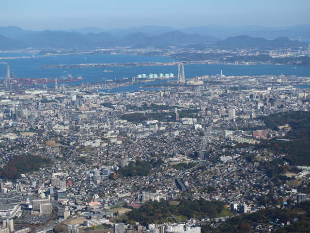 皿倉山からの風景の写真